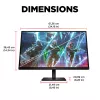 OMEN by HP 27 colių FHD 240Hz žaidimų monitorius - OMEN 27s, 68,6 cm (27 col.), 1920 x 1080 pikselių, Full HD, LCD, 1 ms, juoda