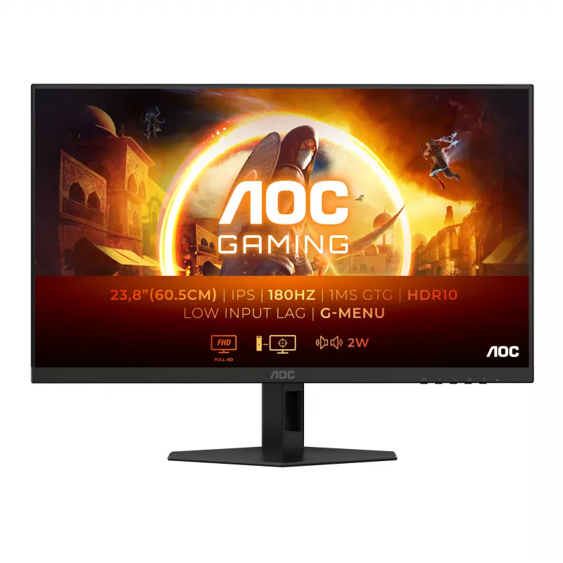 AOC 24G4XE kompiuterio monitorius 60,5 cm (23,8 colio) 1920 x 1080 pikselių Full HD LCD juodas, pilkas