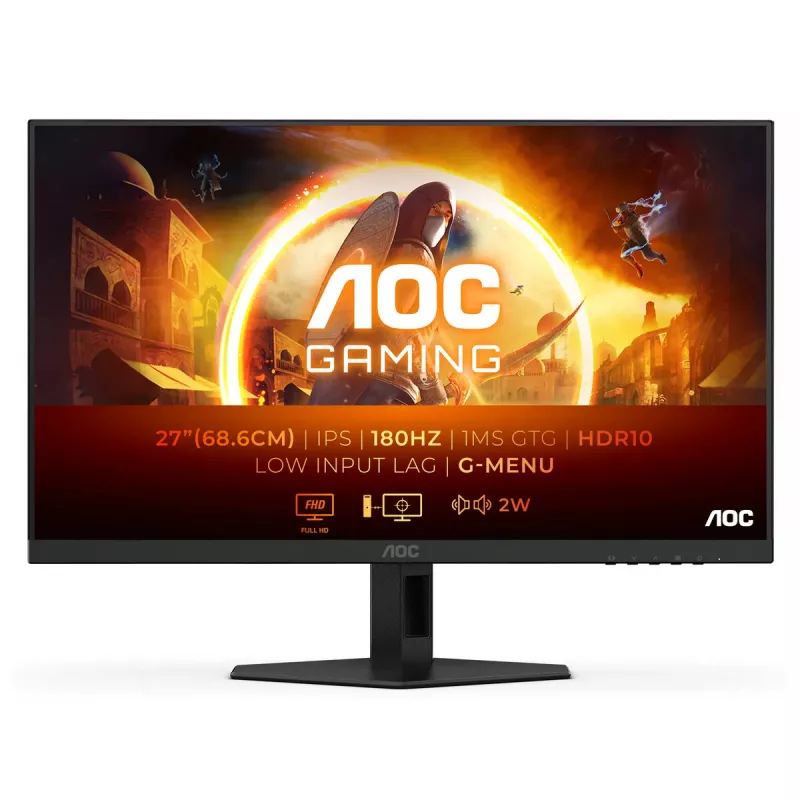 AOC 27G4XE kompiuterio monitorius 68.6 cm (27 colių) 1920 x 1080 pikselių Full HD LCD juodos, pilkos spalvos