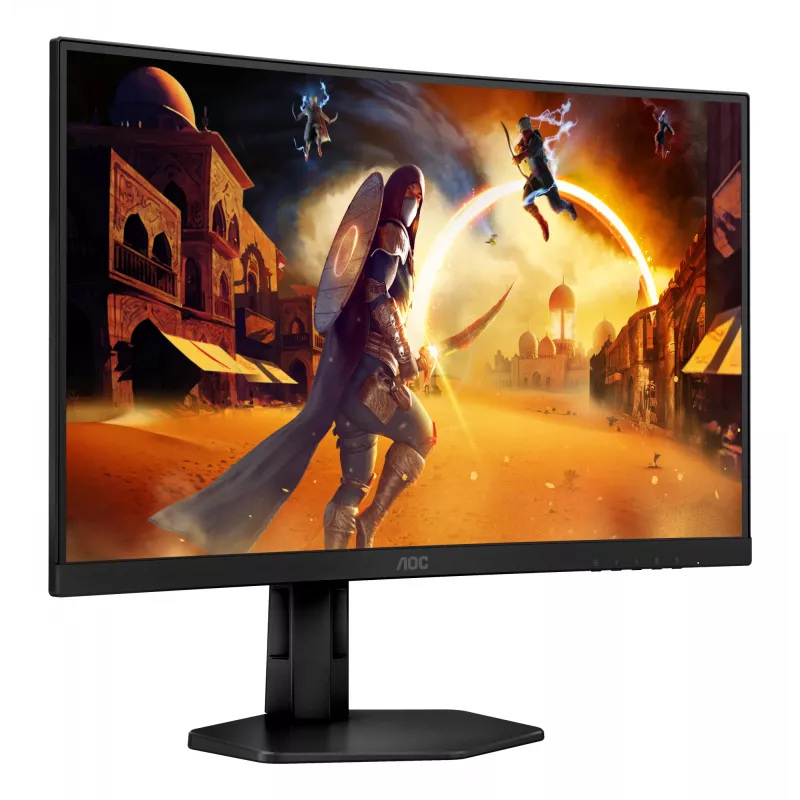 AOC G4 CQ27G4X kompiuterio monitorius 68,6 cm (27 col.) 2560 x 1440 pikselių Quad HD LCD juodas