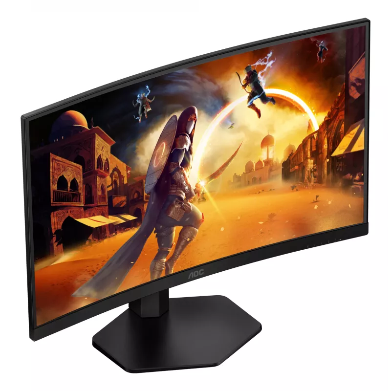 AOC G4 CQ27G4X kompiuterio monitorius 68,6 cm (27 col.) 2560 x 1440 pikselių Quad HD LCD juodas