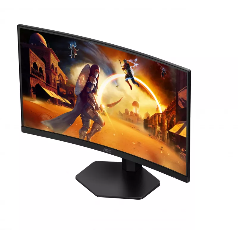 AOC G4 CQ27G4X kompiuterio monitorius 68,6 cm (27 col.) 2560 x 1440 pikselių Quad HD LCD juodas