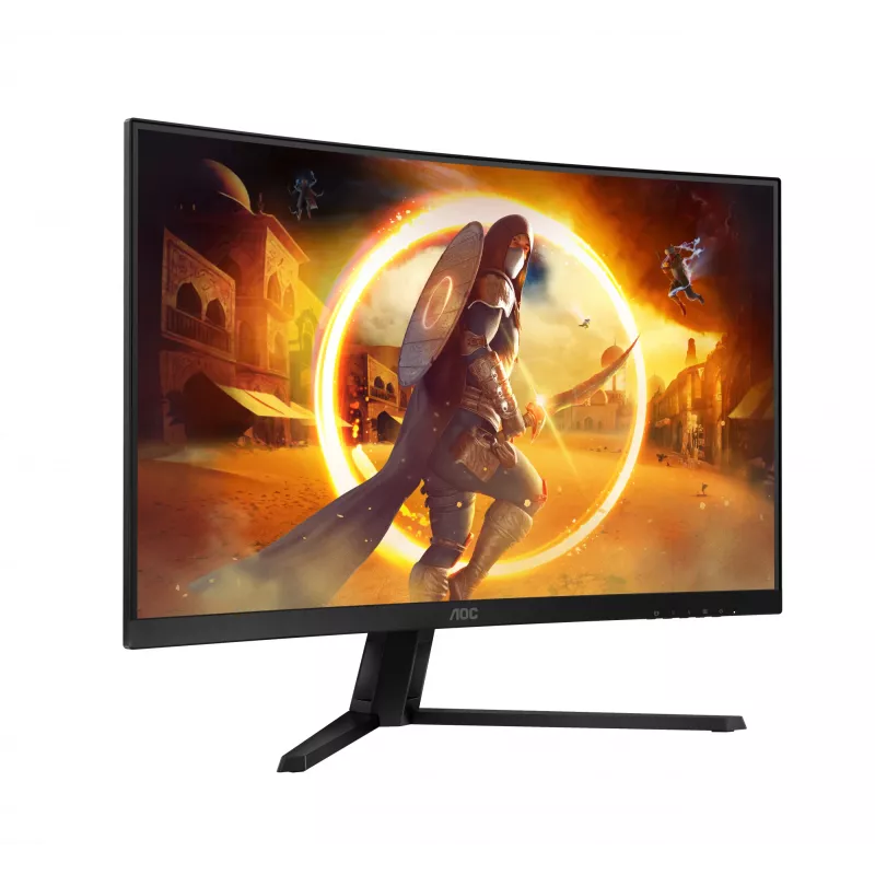 AOC G4 CQ32G4VE kompiuterio monitorius 80 cm (31,5 col.) 2560 x 1440 pikselių Quad HD LCD juodas, pilkas