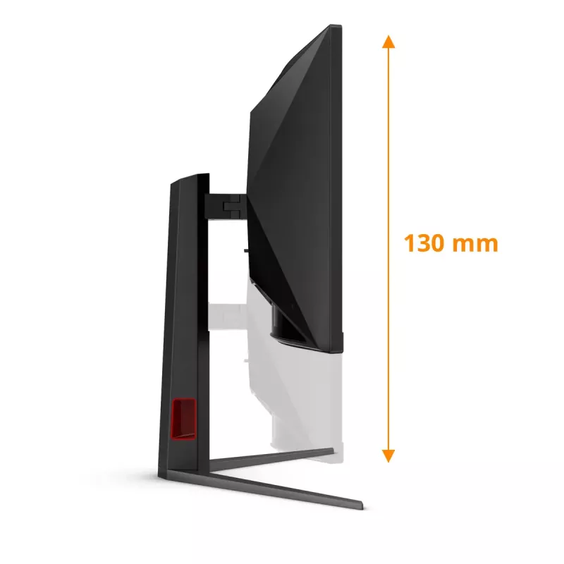 AOC G4 CU34G4 kompiuterio monitorius 86,4 cm (34 colių) 3440 x 1440 pikselių Wide Quad HD LED juodas, raudonas