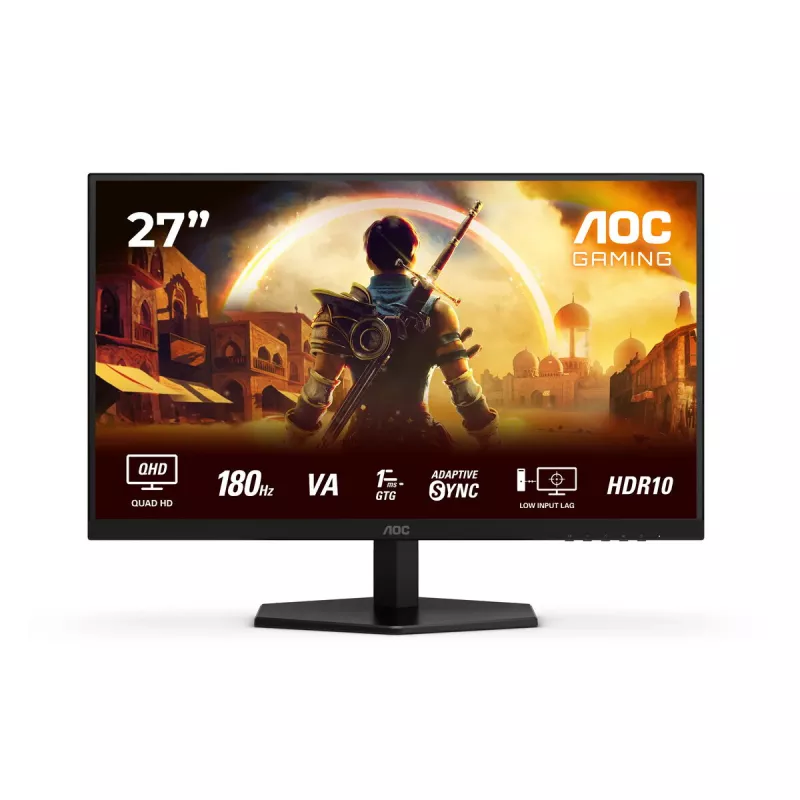 AOC G4 Q27G42XNE kompiuterio monitorius 68,6 cm (27 colių) 2560 x 1440 pikselių Quad HD LED juodas, raudonas