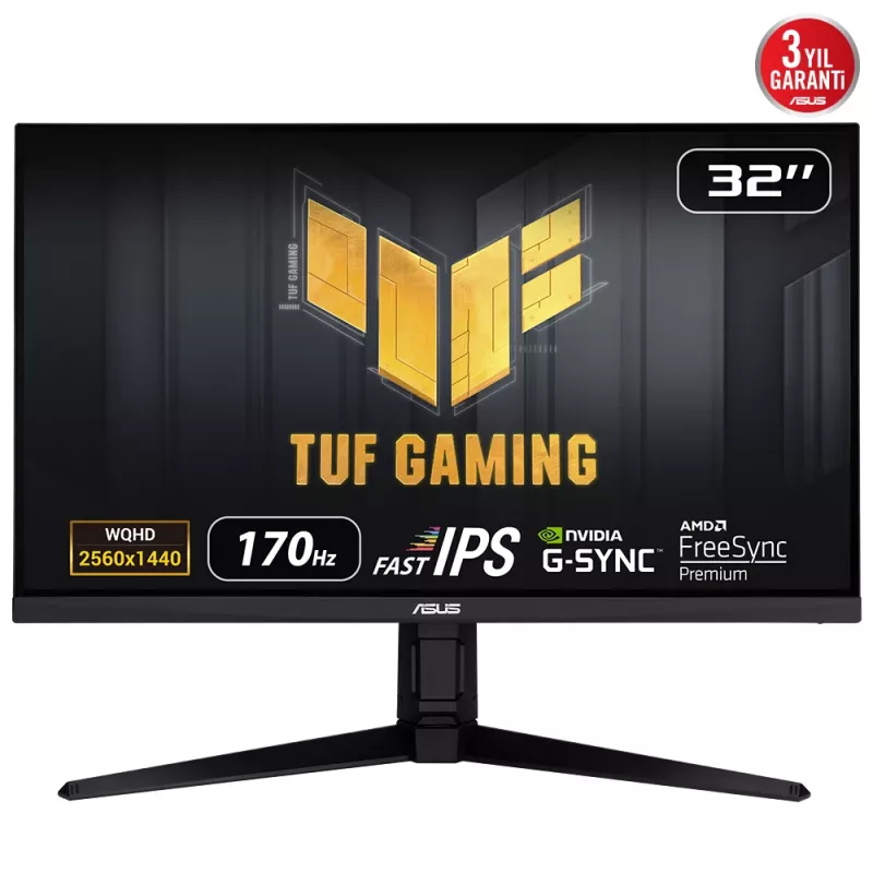 ASUS TUF Gaming VG32AQL1A kompiuterio monitorius 80 cm (31,5 colio) 2560 x 1440 pikselių Wide Quad HD LED juodas