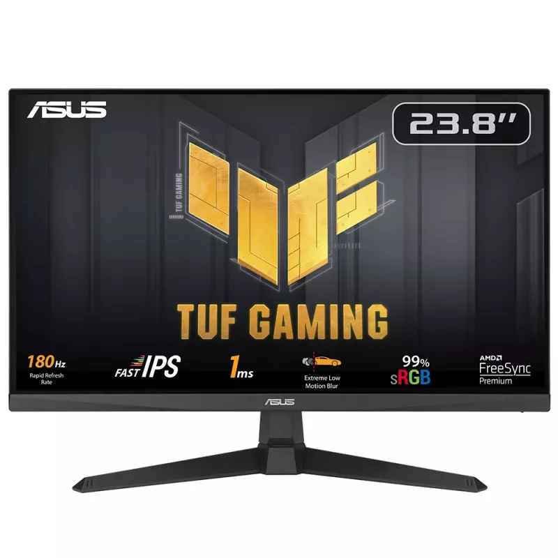 ASUS TUF Gaming VG249Q3A kompiuterio monitorius 60,5 cm (23,8 colio) 1920 x 1080 Full HD LCD juodas