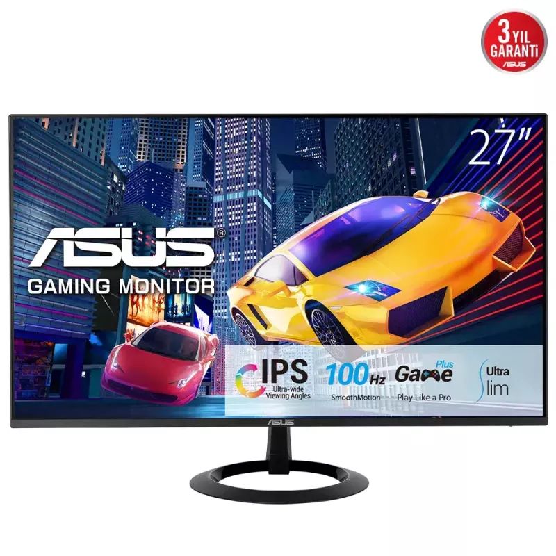 ASUS VZ27EHF kompiuterio monitorius 68,6 cm (27 colių) 1920 x 1080 pikselių Full HD LCD juodas