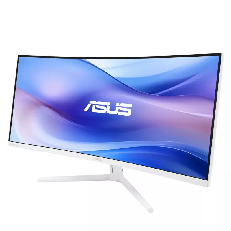 ASUS VU34WCIP-W kompiuterio monitorius 86,4 cm (34 colių) 3440 x 1440 pikselių Wide Quad HD baltas