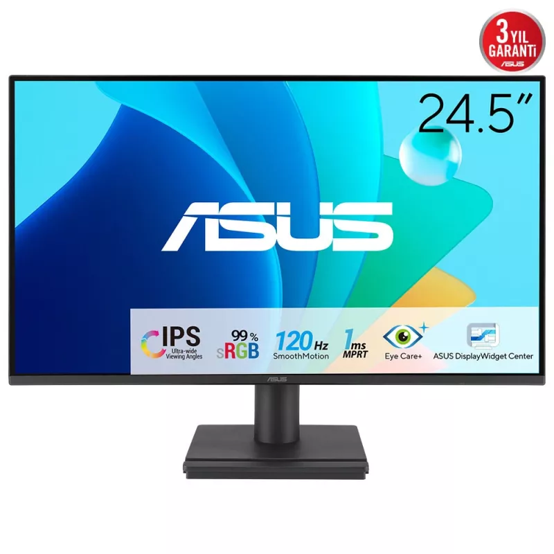 ASUS VA259HGA kompiuterio monitorius 62,2 cm (24,5 colio) 1920 x 1080 pikselių Full HD LCD juodas