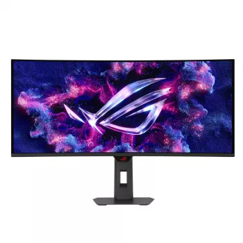 ASUS ROG Strix OLED XG34WCDG kompiuterio monitorius 86,4 cm (34 colių) 3440 x 1440 pikselių „UltraWide Quad HD“ QD-OLED juodas