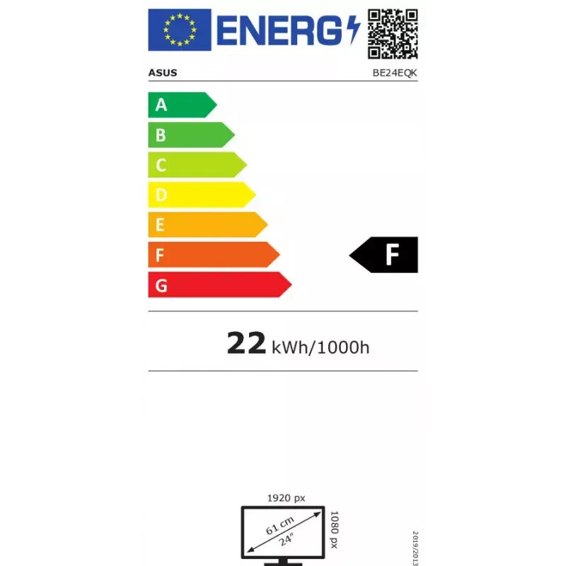 ASUS BE24EQK kompiuterio monitorius 60,5 cm (23,8 colio) 1920 x 1080 pikselių Full HD LED juodas