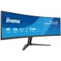 iiyama G-MASTER 45 inch LCD lenktas verslo UWQHD kompiuterio monitorius 113 cm (44,5 inch) 5120 x 1440 pikselių Dual QHD LED juodas
