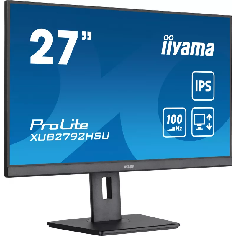 IIYAMA XUB2792HSU-B6 kompiuterio monitorius 68,6 cm (27 colių) 1920 x 1080 pikselių Full HD LED juodas