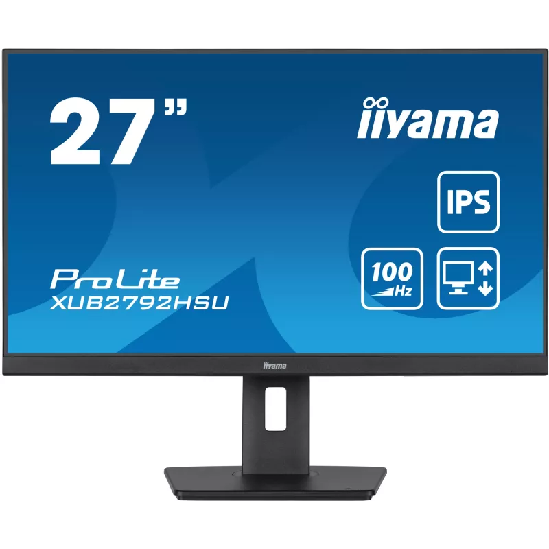IIYAMA XUB2792HSU-B6 kompiuterio monitorius 68,6 cm (27 colių) 1920 x 1080 pikselių Full HD LED juodas