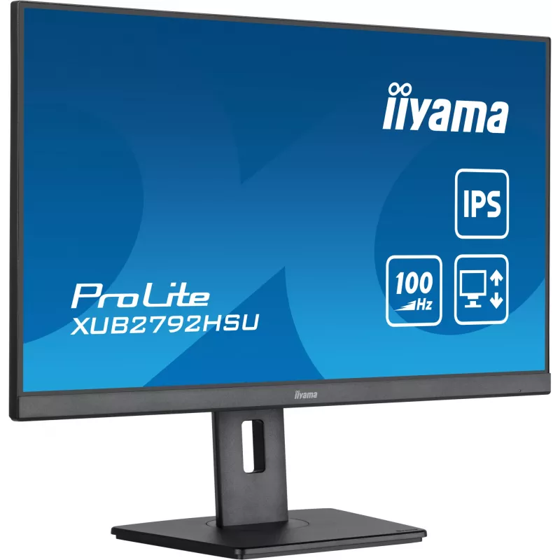 IIYAMA XUB2792HSU-B6 kompiuterio monitorius 68,6 cm (27 colių) 1920 x 1080 pikselių Full HD LED juodas