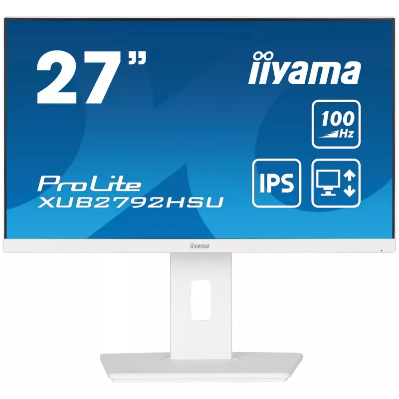 iiyama ProLite XUB2792HSU-W6 kompiuterio monitorius 68,6 cm (27 colių) 1920 x 1080 pikselių Full HD LED Baltas