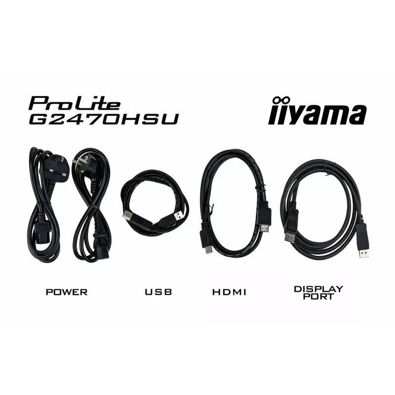 iiyama G-MASTER G2470HSU-B6 kompiuterio monitorius 60,5 cm (23,8 colio) 1920 x 1080 pikselių Full HD LCD juodas