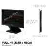 Viewsonic VP serijos VP16-OLED kompiuterio monitorius 40,6 cm (16 colių) 1920 x 1080 pikselių Full HD juodas