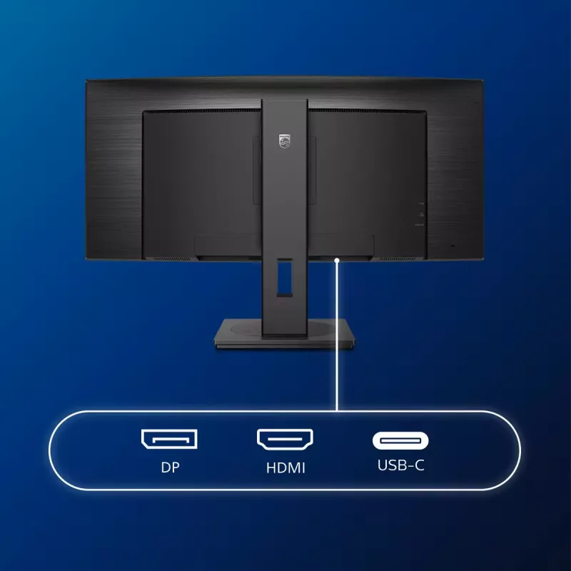 Philips B Line 346B1C/00 kompiuterio monitorius 86,4 cm (34 colių) 3440 x 1440 pikselių Quad HD LCD juodas