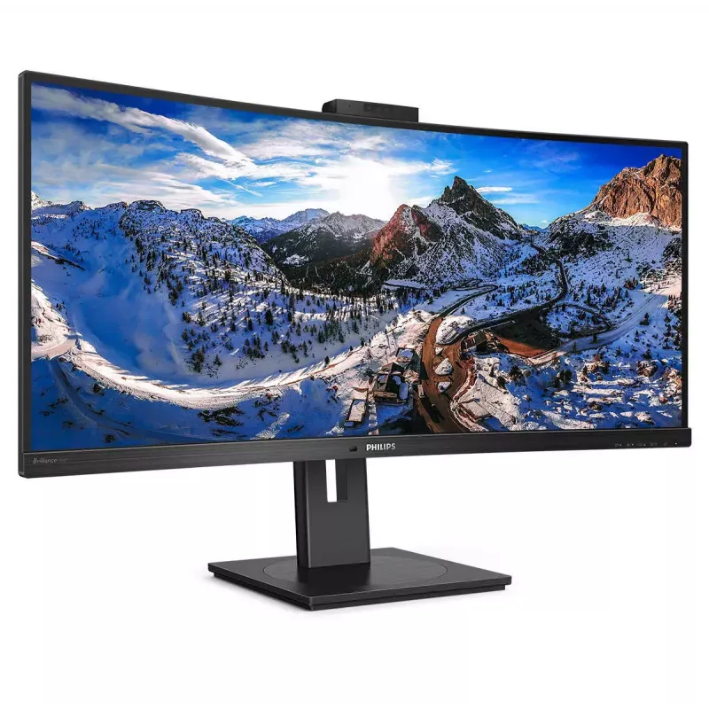 Philips P Line 346P1CRH/00 kompiuterio monitorius 86,4 cm (34 colių) 3440 x 1440 pikselių „UltraWide Quad HD“ LED juodas
