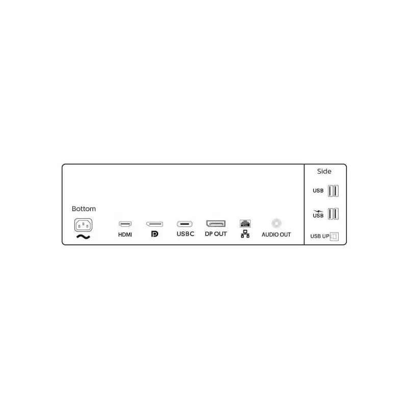 Philips P Line 346P1CRH/00 kompiuterio monitorius 86,4 cm (34 colių) 3440 x 1440 pikselių „UltraWide Quad HD“ LED juodas