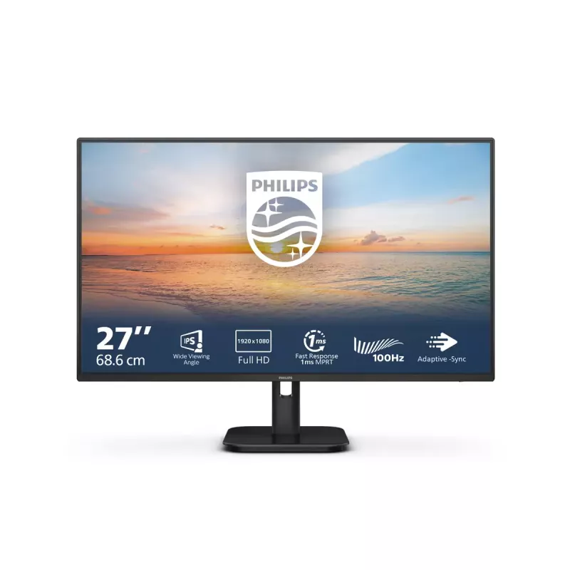 Monitorius Philips 1000 Series 27E1N1100A/00 — 27 colių Full HD (1920x1080), IPS, 100 Hz, FreeSync, 4 ms, 250 cd/m²
