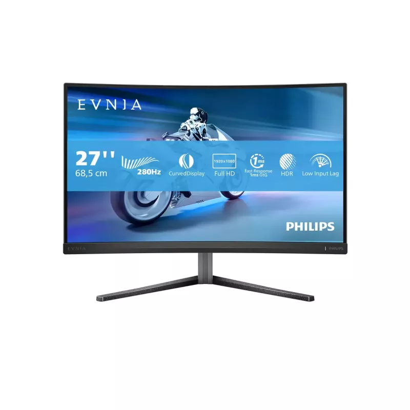 Philips Evnia 5000 27M2C5200W/00 kompiuterio monitorius 68,6 cm (27 colių) 1920 x 1080 pikselių Full HD LCD pilkas