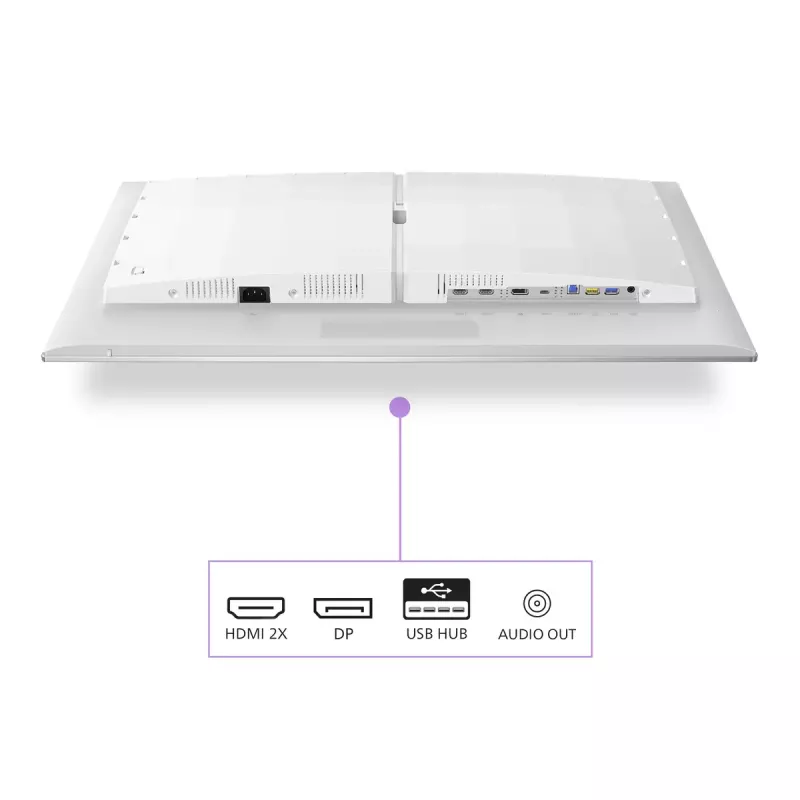 Philips Evnia 8000 32M2N8900/00 kompiuterio monitorius 80 cm (31,5 colio) 3840 x 2160 pikselių 4K Ultra HD QD-OLED Baltas