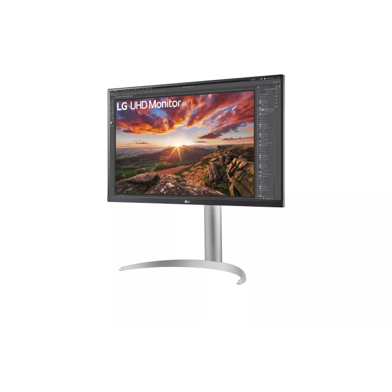 LG 27UP85NP-W kompiuterio monitorius 68,6 cm (27 colių) 3840 x 2160 pikselių 4K Ultra HD LED sidabrinis