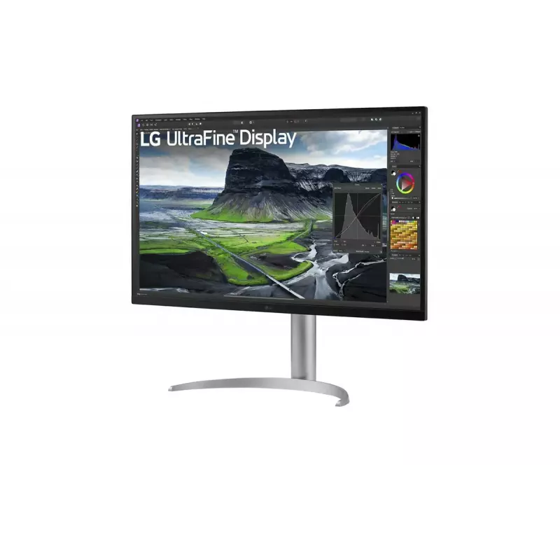 Monitor LG 32UQ850V-W 31.5 col. 4K Ultra HD (3840×2160) IPS LED, 60Hz, HDR400, USB-C PD 90W, aukščio / pasvirimo / pasukimo reguliavimas, VESA