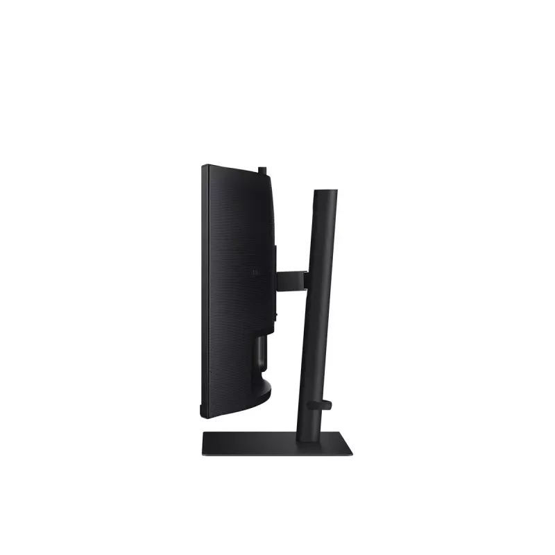 34 colių Samsung S65VC UltraWide Quad HD 3440x1440 lenktas VA LCD monitorius su USB-C PD 90W, įmontuotais garsiakalbiais, 100 Hz
