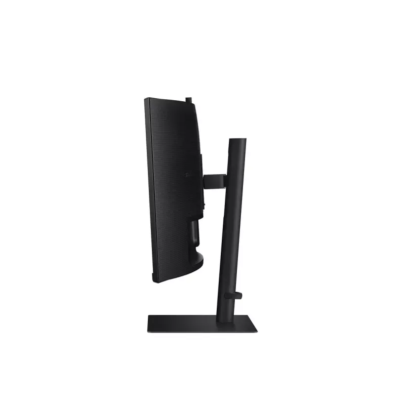 34 colių Samsung S65VC UltraWide Quad HD 3440x1440 lenktas VA LCD monitorius su USB-C PD 90W, įmontuotais garsiakalbiais, 100 Hz