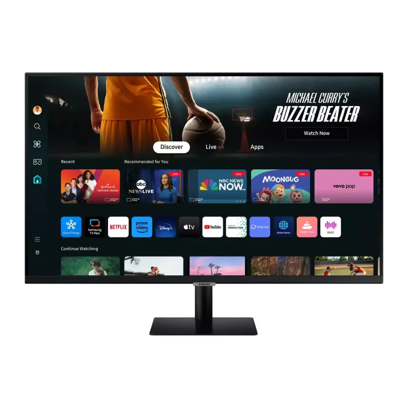 Samsung M70D kompiuterio monitorius 81,3 cm (32 col.) 3840 x 2160 pikselių 4K Ultra HD LED juodas