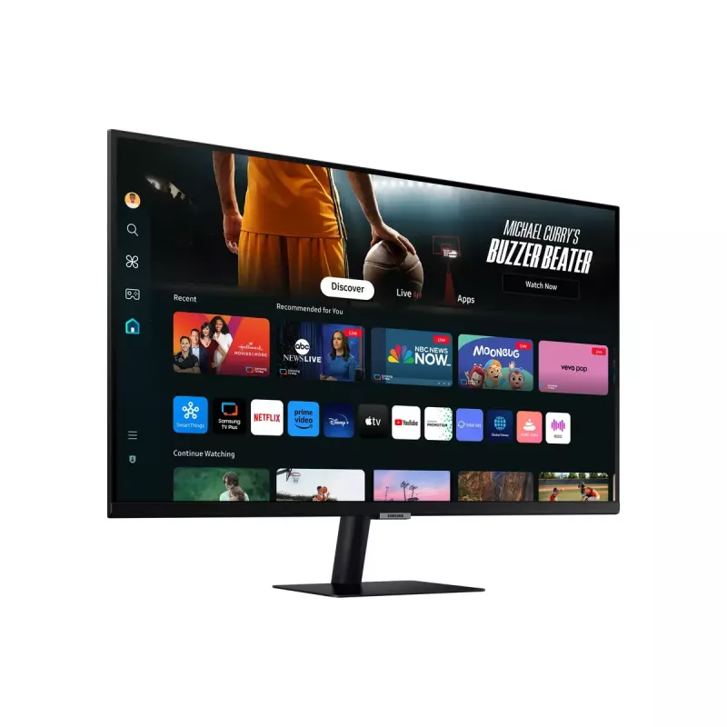 Samsung M70D kompiuterio monitorius 81,3 cm (32 col.) 3840 x 2160 pikselių 4K Ultra HD LED juodas