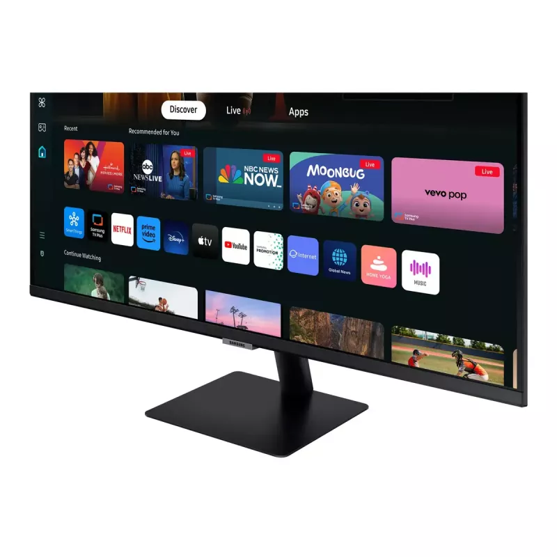 Samsung M70D kompiuterio monitorius 81,3 cm (32 col.) 3840 x 2160 pikselių 4K Ultra HD LED juodas