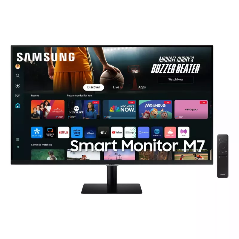 Samsung M70D kompiuterio monitorius 81,3 cm (32 col.) 3840 x 2160 pikselių 4K Ultra HD LED juodas