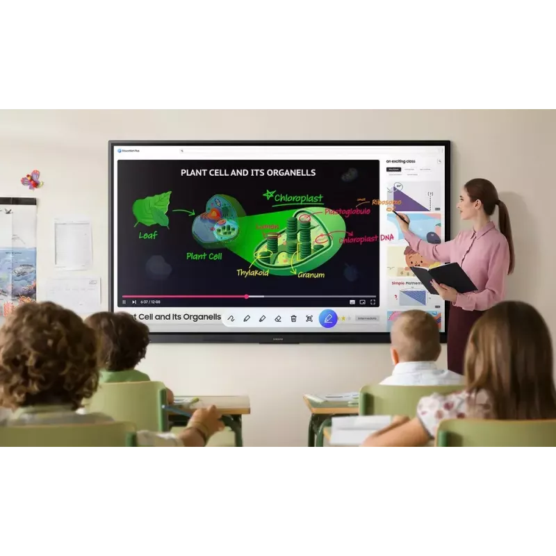 Monitor Samsung LH86WAFWLGCXEN 86 colių lietimui jautrus ekranas 3840 x 2160