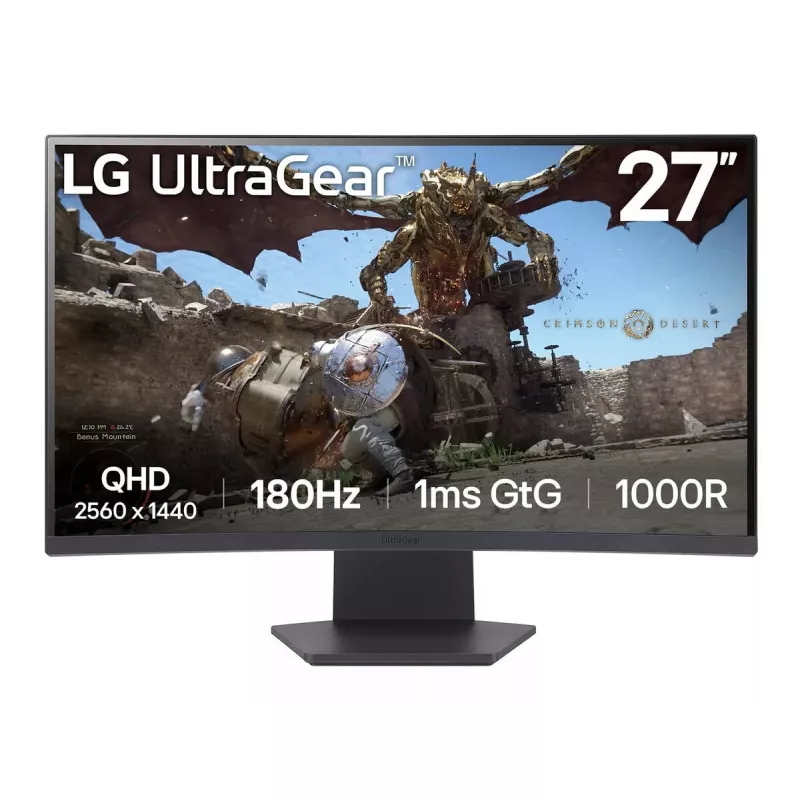 LG 27GS60QX-B kompiuterio monitorius 68,6 cm (27 coliai) 2560 x 1440 pikseliai Quad HD LCD juodas