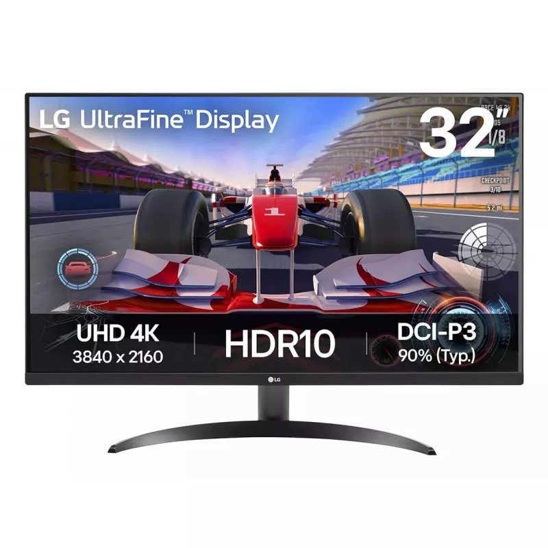 LG 32UR500K-B kompiuterio monitorius 80 cm (31,5 colio) 3840 x 2160 pikselių 4K Ultra HD LCD juodas