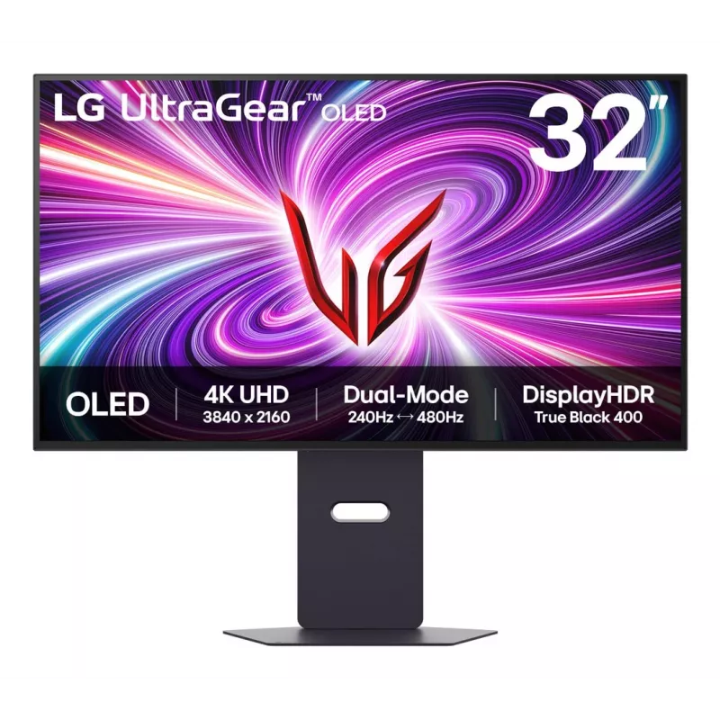 LG 32GS95UV-B kompiuterio monitorius 81,3 cm (32 col.) 3840 x 2160 pikselių 4K Ultra HD OLED juodas