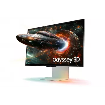 Samsung G90XF kompiuterio monitorius 68,6 cm (27 colių) 3840 x 2160 pikselių 4K Ultra HD LCD sidabrinis