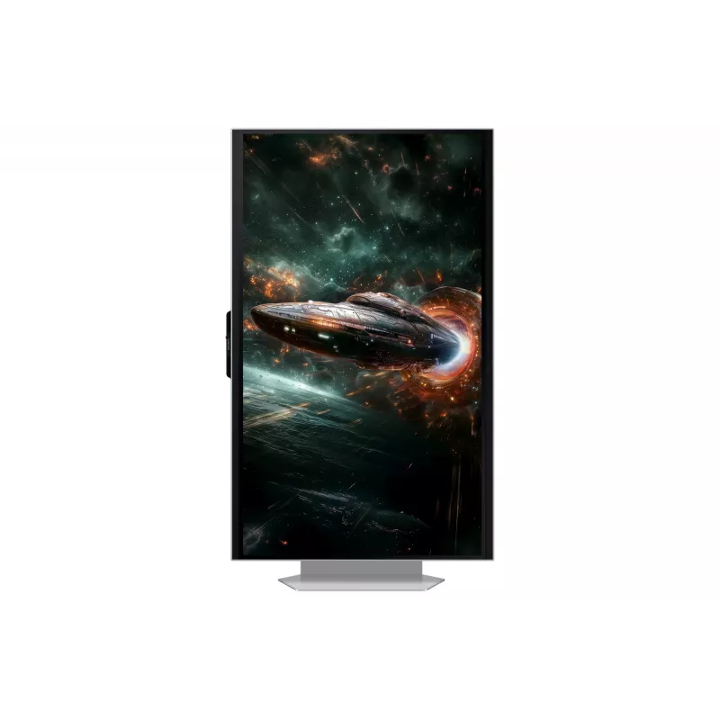 Samsung G90XF kompiuterio monitorius 68,6 cm (27 colių) 3840 x 2160 pikselių 4K Ultra HD LCD sidabrinis