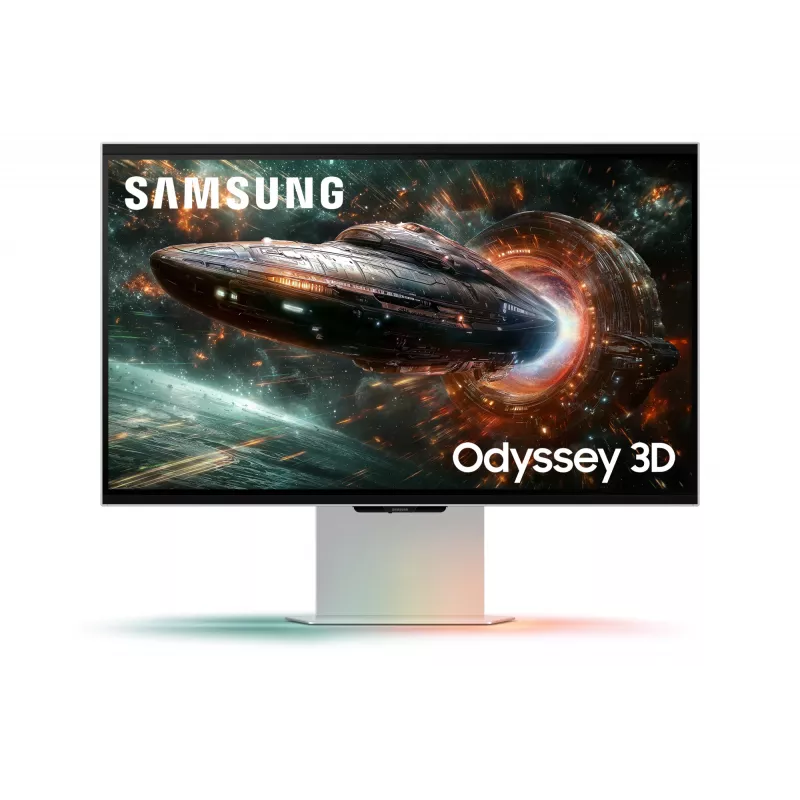Samsung G90XF kompiuterio monitorius 68,6 cm (27 colių) 3840 x 2160 pikselių 4K Ultra HD LCD sidabrinis