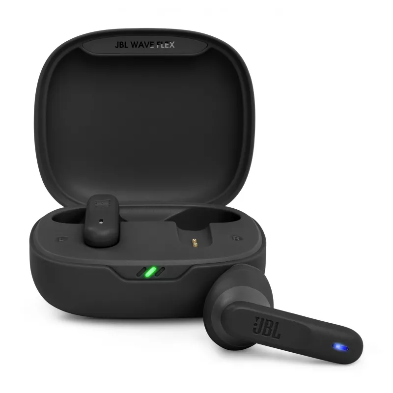 JBL Wave Flex 2 ausinės belaidės į ausis Skambučiai / Muzika USB Type-C Bluetooth Juoda