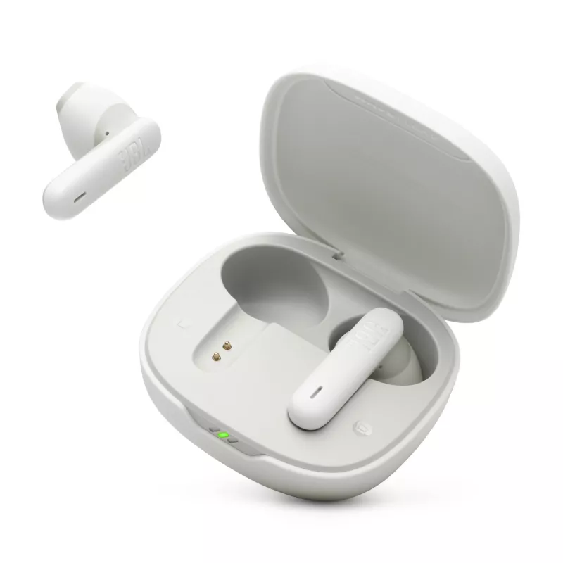 JBL Wave Flex 2 ausinės Belaidis Į ausis Skambučiams / Muzikai USB Type-C Bluetooth Baltos