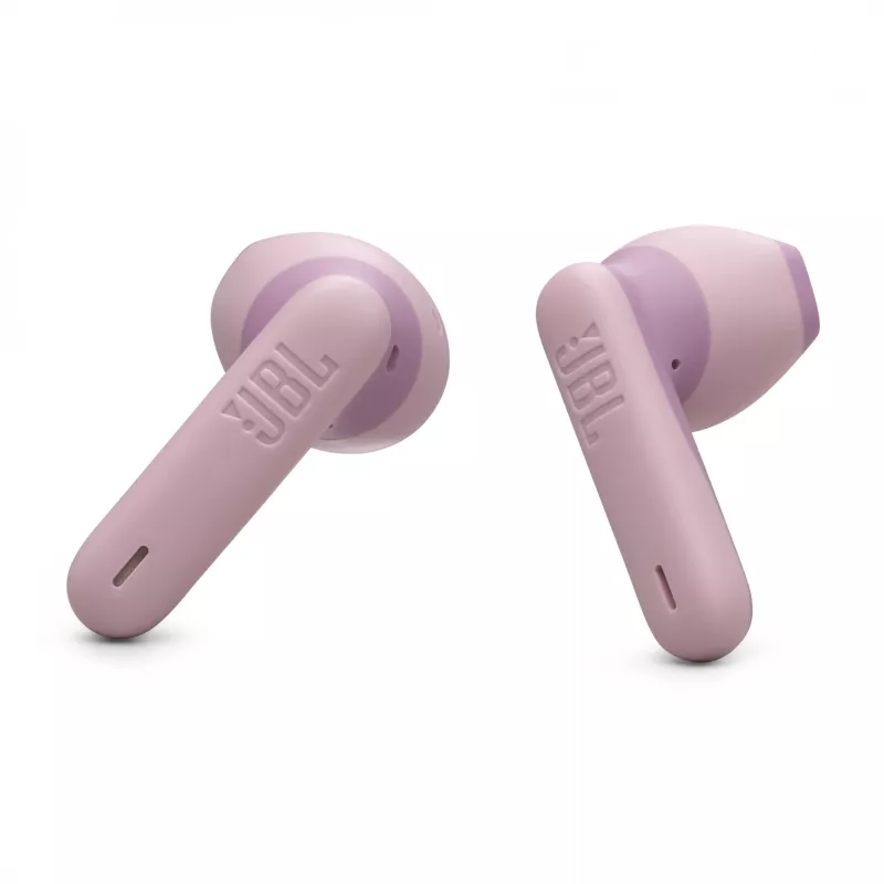 JBL Wave Flex 2 ausinės belaidės į ausis įdedamos skambučiams/muzikai USB Type-C rožinės