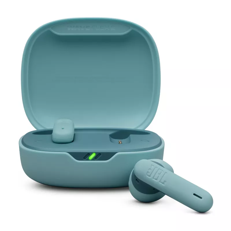 JBL Wave Flex 2 ausinės belaidės į ausis įdedamos skambučiams/muzikai USB Type-C Bluetooth mėlynos