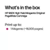 HP 982X didelės talpos purpurinis originalus „PageWide“ kasetė, purpurinė, 1 vnt., 16000 puslapių