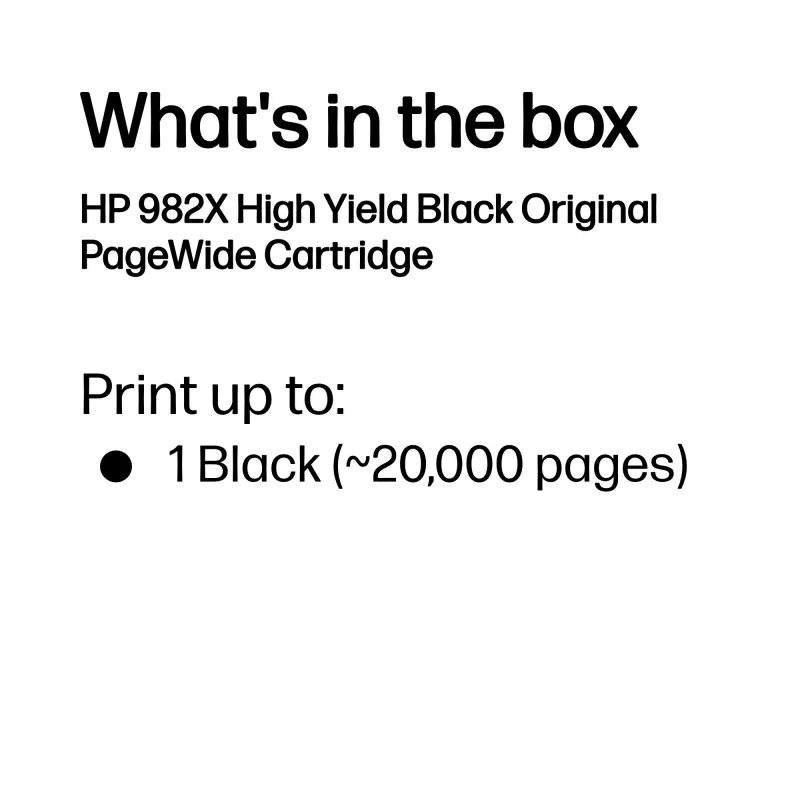 Kasetė HP 982X Sort 20000 puslapių juoda T0B30A